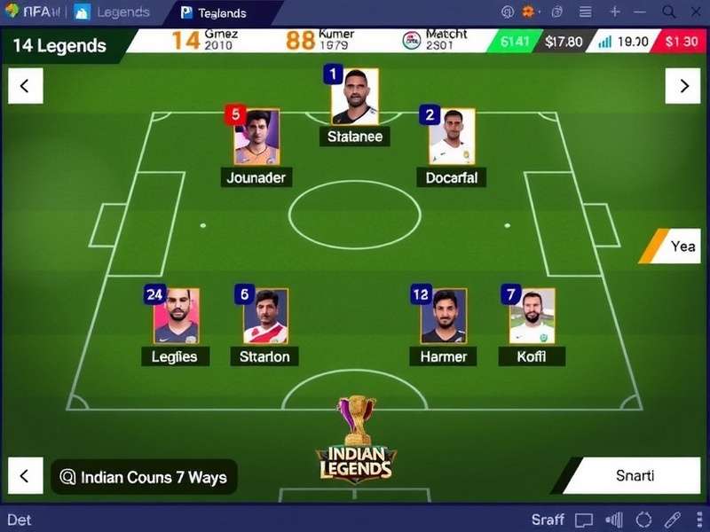 Best Indian Team Formation in FIFA Mobile Indian Legends